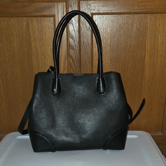Michael Kors Black Leather Tote Bag - Picture 6 of 15